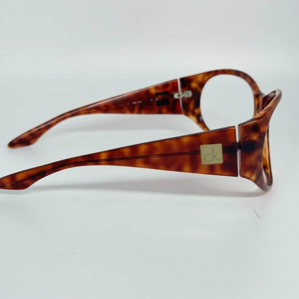 Calvin Klein Sunglasses Brown Tortouse Frames Only No Lens full‎ Rim H4078